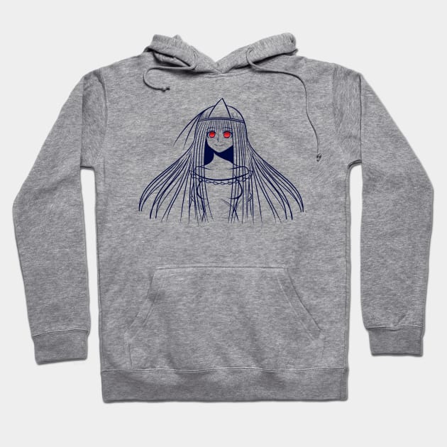 Oh My Ghost Maya Line Art Hoodie by ghostmaya